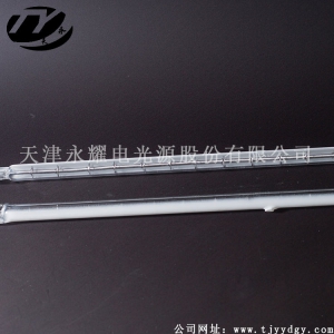Infrared single tube coated white heating tube