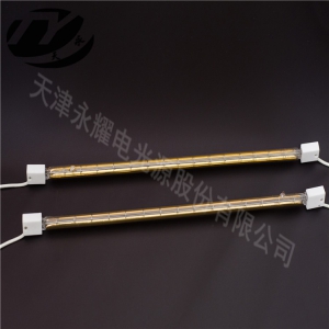 Gold plated single tube infrared heating tube