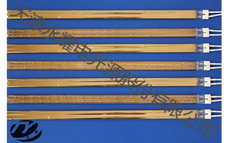 Luan tube gold-plated heating lamp